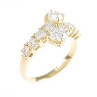 750YG ダイヤモンドリング