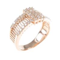 K18PG ダイヤモンドリング