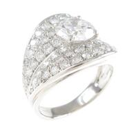 プラチナダイヤモンドリング 1．642ct・E・SI1・VG