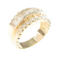 K18YG ダイヤモンドリング