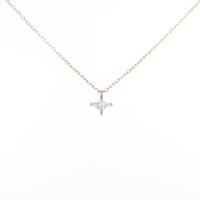 K18WG／K10YG ダイヤモンドネックレス