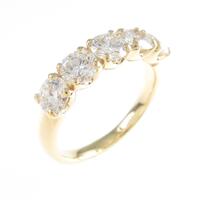 【リメイク】K18YG ダイヤモンドリング 1．614ct・E?F・VS1・VG?GOOD