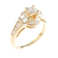 750YG ダイヤモンドリング