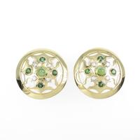 K18YG トルマリンイヤリング