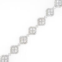 【新品】K18WG ダイヤモンドブレスレット