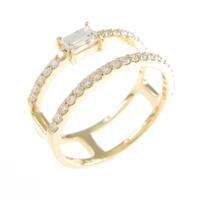 【リメイク】K18YG ダイヤモンドリング