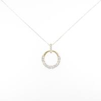 【新品】K18YG ダイヤモンドネックレス