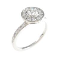 ロイヤル アッシャー ダイヤモンドリング 0．22ct・G・VS1