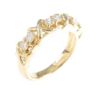 K18YG ダイヤモンドリング