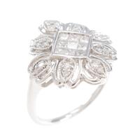 K18WG ダイヤモンドリング