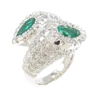 PT パヴェ エメラルドリング