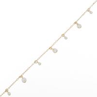 【リメイク】K18YG ダイヤモンドブレスレット