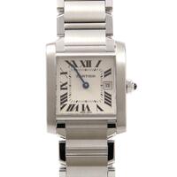 カルティエ W51011Q3 タンクフランセーズデイト クォーツ