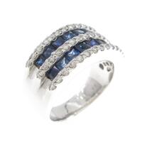 K14WG サファイヤリング