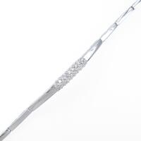 K18WG ダイヤモンドブレスレット