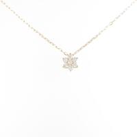 【リメイク】K18YG フラワー ダイヤモンドネックレス