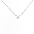 カルティエ ソリティア ダイヤモンドネックレス 0．24ct・D・VVS1・EXT