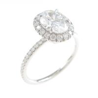 ハリーウィンストン オーバルマイクロパヴェ リング 1．12ct・D・VVS2・オーバルカット