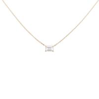 【リメイク】K18YG ダイヤモンドネックレス 0．409ct・D・VS1・ファンシーカット