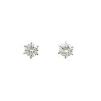 【リメイク】プラチナダイヤモンドピアス 0．316ct・0．324ct・F?G・I1・VG
