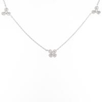 ポンテヴェキオ フラワー ダイヤモンドネックレス