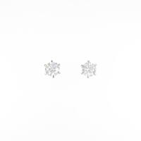 【リメイク】ST／プラチナダイヤモンドピアス 0．429ct・0．445ct・F・VVS2?VS1・EXT H＆C