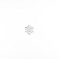 【リメイク】プラチナダイヤモンドピアス 0．615ct・F・I1・VG 片耳