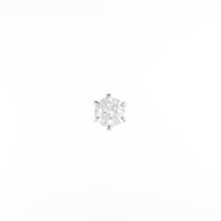 【リメイク】プラチナダイヤモンドピアス 0．615ct・F・I1・VG 片耳