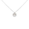 プラチナダイヤモンドネックレス 0．207ct・F・SI2・VG