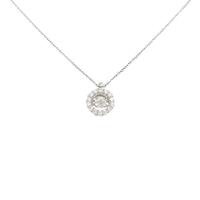 プラチナダイヤモンドネックレス 0．207ct・F・SI2・VG