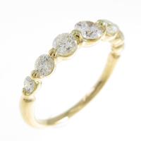 K18YG ダイヤモンドリング