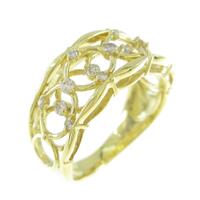 K18YG ダイヤモンドリング