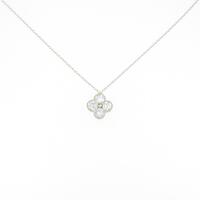 【リメイク】K18YG フラワー ダイヤモンドネックレス