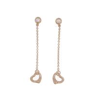 ティファニー バイザヤード オープンハート ピアス