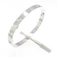 カルティエ ラブブレスレット ハーフダイヤ 4P