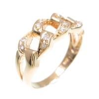 K18YG ダイヤモンドリング