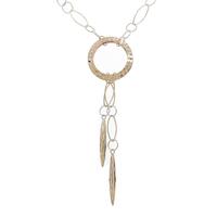 K18スリーカラー ネックレス