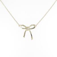 ティファニー ボウ ミニ ネックレス