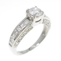 プラチナダイヤモンドリング 0．419ct F SI1 GOOD