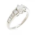 プラチナダイヤモンドリング 0．503ct D VVS2 EXT