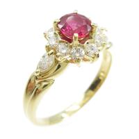 K18YG ルビーリング