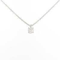 ティファニー ソリティア ネックレス 0．25ct H VVS2 3EXT