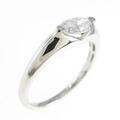 プラチナダイヤモンドリング 0．50ct D VS2 マーキスカット