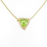 ミキモト ペリドットネックレス