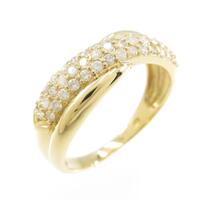 K18YG ダイヤモンドリング