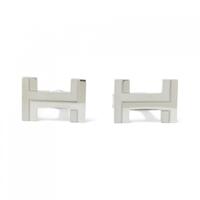 【未使用品】エルメス H AU CARRE 077189FP カフス