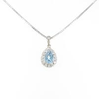 PT アクアマリンネックレス