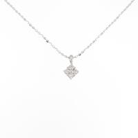 K10WG ダイヤモンドネックレス