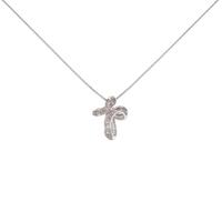 K18WG ダイヤモンドネックレス