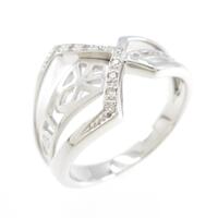 K18WG ダイヤモンドリング